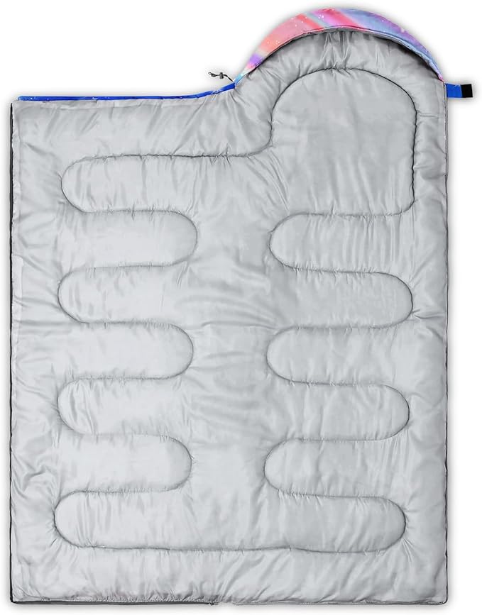 Sleeping Bags for Adults Kids,Backpacking Camping Sleeping Bag for Girls Boys Lightweight Waterproof Cold/Warm Weather Sleeping Bag for All Season