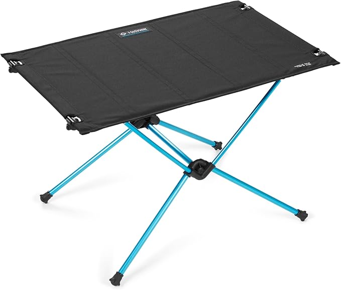 Helinox Table One Hard Top Lightweight, Collapsible, Portable, Outdoor Camping Table, Regular - 23 x 15 Inches, Black