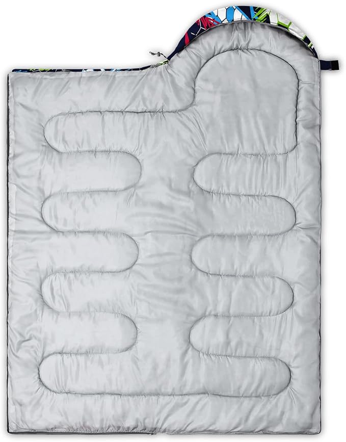 QOOMO Animals Camping Sleeping Bags,3 Season Warm & Cool Weather,Lightweight,Waterproof Sleeping Bags for Adults & Kids,Traveling,and Outdoors,Camping Gear Equipment