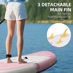 Inflatable Stand-Up Paddle Boards – Available 32"/33"/34" Widths Inflatable Paddle Board with SUP Accessories, Camera Mount, Basic All-Around SUP Board for All Skill Levels, Up to 450lbs
