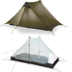 LANSHAN Ultralight Tent 3-Season Backpacking Tent for 1-Person or 2-Person Camping, Trekking, Kayaking, Climbing, Hiking