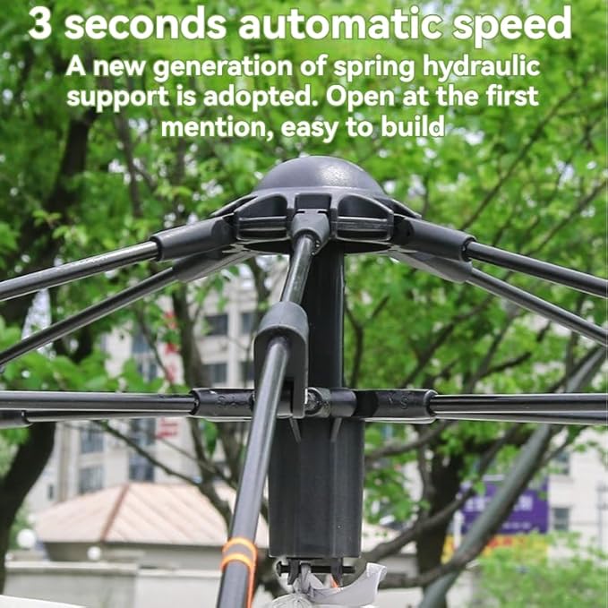 Camping Tent - Automatic Quick Open, Windproof, Easy Setup for Outdoor, Beach, Hiking, Traveling