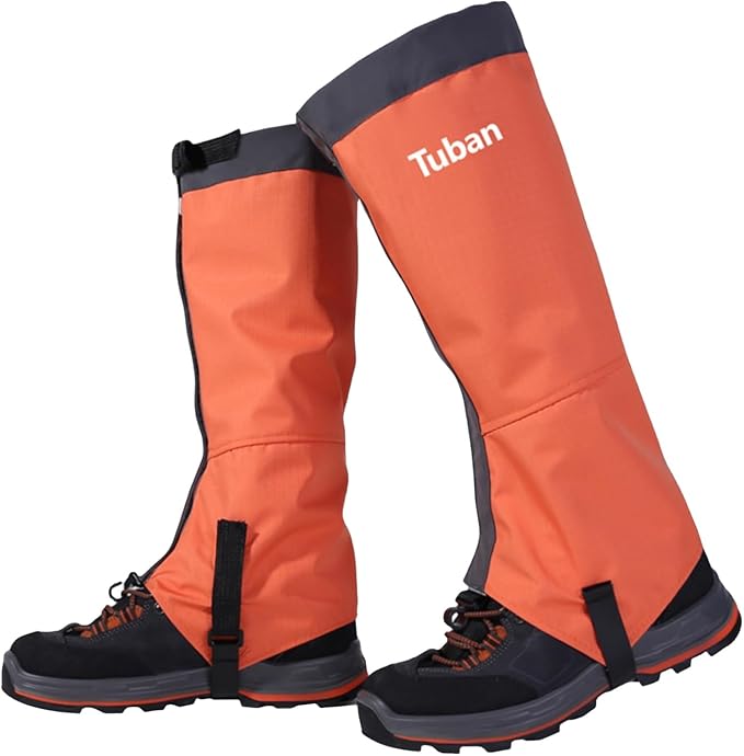 Waterproof Gaiters,Hiking Gaiters,Lightweight Adjustable Leg Gaiters for Men Women,Available in All Seasons,Hiking,Skiing,Mountain Climbing,etc.