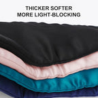 Mulberry Silk Sleep Mask – 100% Silk Sleep Masks for Women, Anti-Wrinkle, Light Blocking Eye Cover, Adjustable for Travel & Beauty(Pink)