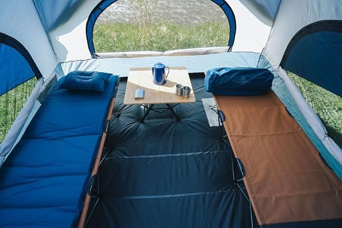 Self-Inflating Camp Pad - 2.5 Inches Thick (Air Mattress Camping Accessory Made by Caddis Sports)