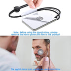 Signal Mirror 2 x 3 Inch, Military Grade Survival Mirror, 3 in 1 Hiking Camping Mirror with Compass and Whistle for Outdoor Adventure Emergency SOS Small Mirror