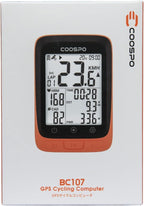 COOSPO Bike Computer Wireless GPS, Cycling Computer GPS Bike Tracker with Bluetooth/ANT+, Waterproof Bicycle Computer GPS Speedometer with Auto Backlight, 2.4 inch LCD Display