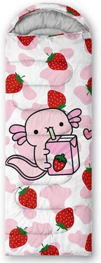 QOOMO Camping Sleeping Bags,3 Season Warm & Cool Weather,Lightweight,Waterproof Sleeping Bags for Adults & Kids,Traveling,and Outdoors,Camping Gear Equipment