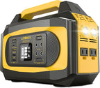 LIPOWER Portable Power Station 500W, 472Wh Solar Generator, Backup Lithium Battery with AC Outlets for Camping CPAP Emergency RVs (Solar Panel Optional)