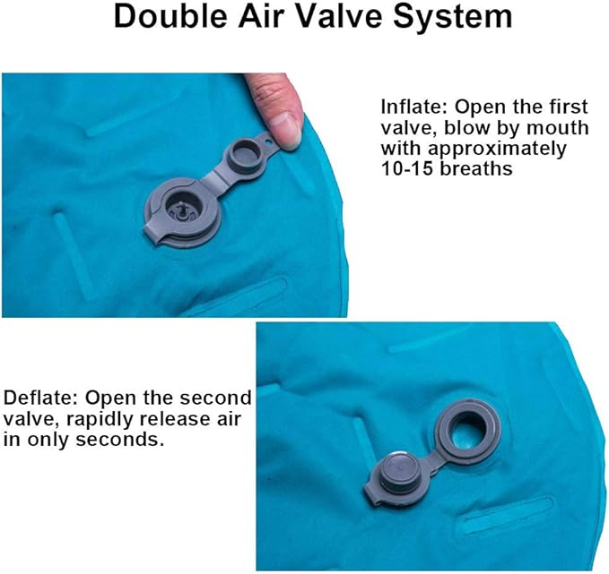 Star Smart Sleeping Pad for Camping Inflatable Backpacking Pad with Pillow, Ultralight Durable Camping Mattress,Hiking Air Mat,Camp Sleep Pad for Hiking Traveling & Outdoor Activities