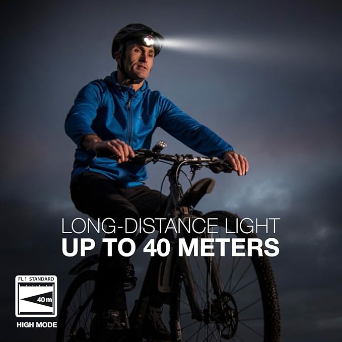 Energizer Universal Plus LED Headlamp, Lightweight Bright Headlamp for Outdoors, Camping and Emergency Light for Adults and Kids, Includes Batteries, Pack of 2