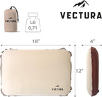 Self-Inflating Camping Pillow – Lightweight & Compact Backpacking Pillow for Hiking, Travel & Outdoor Use – Comfortable Inflatable Pillow for Sleeping – Size 46 x 30 cm