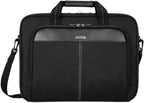 Targus Classic Slim Laptop Bag - Ergonomic Briefcase and Messenger Bag - Spacious Foam Padded for Laptops and Under