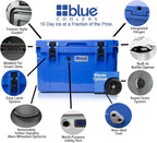 Blue Coolers Ice Vault – 60 Quart Roto-Molded Ice Cooler (Large Ice Chest Holds Ice up to 10 Days)