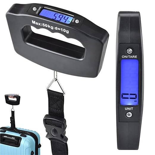 Luggage Weight Scale, Digital Luggage Scale Portable Suitcase Scale Tool Handheld Electronic Scale Backlight Weighting Travel Accessories,for Travel(1PC)