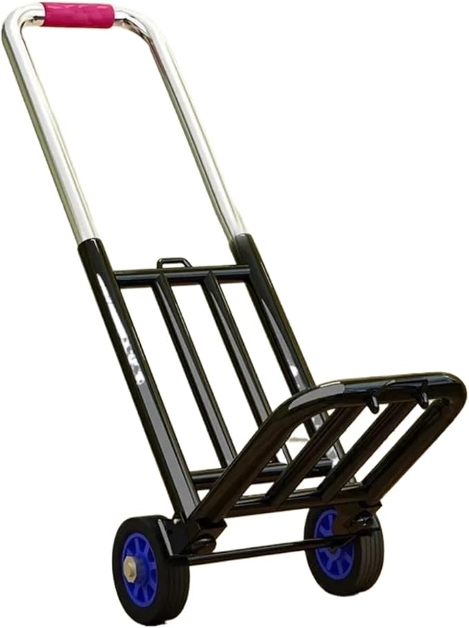 Large Folding Hand Truck Portable Retractable Trolley for Shopping Camping and Transport Magic Trailer Luggage Cart for Easy Household Handling