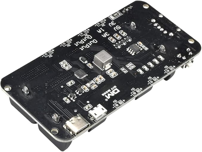 diymore 1865O Battery Holder Double Li-ion V8 Shield Micro USB 5V/3A 3V/1A Power Bank Battery Charging Module for Raspberry Pi and Arduino with 30CM USB Port line(2 Holders)