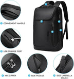 BANGE Business Smart Backpack Waterproof fit 15.6 Inch Laptop Backpack with USB Charging Port,Travel Durable Backpack