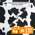 EAGLE PEAK 10x10 Slant Leg Pop-up Canopy Tent Easy One Person Setup Instant Outdoor Beach Canopy Folding Portable Sports Shelter 10x10 Base 8x8 Top (Cow Print)