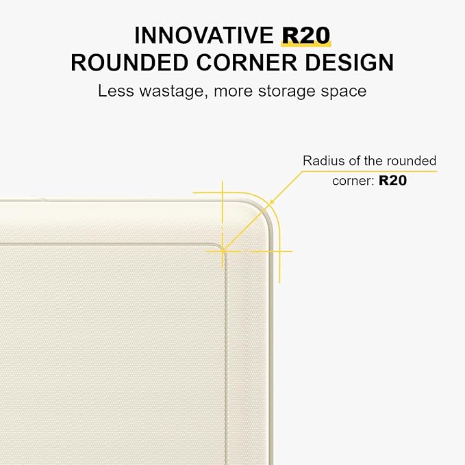 LEVEL8 Carry on Suitcase for Women Men, Carry-on Luggage Airline Approved, Travel Bag with Spinner Wheels, Lightweight Luminous Textured Hard Shell, Tsa Lock, 20 Inch, Cream White