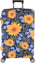 Luggage Cover£¬ Suitcase Covers 19-30 Inch Expandable Anti-Scratch Luggage Protector Flower for Carry on Luggage S 19-20IN
