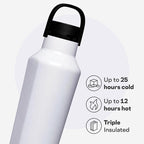 Corkcicle Sport Canteen - Keeps Drinks Cold 25 Hours - Stainless Steel Water Bottle - Triple-Insulated - Spill-Proof - Summer Drinkware Gift - Keeps Drinks Ice Cold - 20 oz - Unicorn Magic