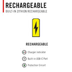 COAST LH150 Version 2.0 Rechargeable LED Hi-Vis Lighted Vest, 6+ Color Modes, Reflective, One Size Fits Most with *New & Improved 18 Hour RUNTIME*