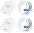 iPhone 17 16 Pro Max Charger Fast Charging, 45W USB C iPhone 17/16 Super Fast Charger Block with 10ft Long Type C Charging Cable Cord for iPhone 17 Pro Max/17 Pro/Air/17/16/16Pro/16ProMax/Plus/15/S25