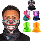 S A Company 5-Pack UV Face Shield | UV 30+ Multipurpose Neck Gaiter Balaclava for Adults