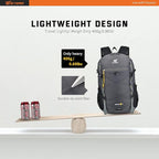 SKYSPER Packable Hiking Backpack 30L Lightweight Daypack Travel Backpacks for Women Men（Darkgrey）