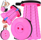 Fishboy Upgraded Collapsible Stool, 400lbs Max Weight, Lightweight But Sturdy, Portable Retractable Folding Telescoping Foldable Camping Stool for Adults Outdoor Fishing Hiking Gardening Travel BBQ