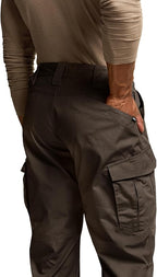 CQR Men's Tactical Pants, Water Resistant Ripstop Cargo Pants, Lightweight EDC Work Hiking Pants, Outdoor Apparel