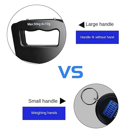 Luggage Weight Scale, 50KG Travel Luggage Scale Portable Handheld Electronic Scale with Hook Weighing, Handheld Scale,for Travel