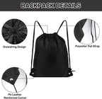 Drawstring Backpack 20Pcs Drawstring Bags, Draw String Back Bag Drawstring Bags Bulk for Sports, Gym, Travel, Swimming, Beach (6 Colors)