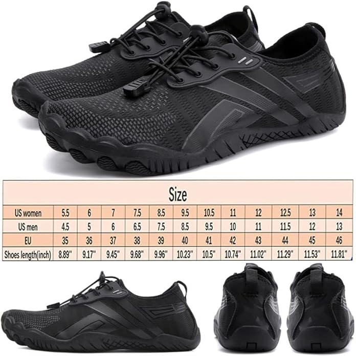 Water Shoes Mens Women Barefoot Shoes Quick Dry Aqua Outdoor Sports for Swim Pool Beach Surf Walk Water Yoga River Lake Hiking Kayaking