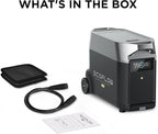 EF ECOFLOW DELTA Pro Extra Battery 3600Wh, 2.7H to Full Charge, Battery Backup for Home Use, Blackout, Camping, RV