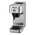 Waring WCM50 Café Deco Pour Over Decanter Coffee Brewer, Stainless Steel Construction, Two Individually Operated Warmers, No Plumbing Required, 120V, 5-15 Phase Plug,Silver