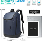 FUTURE AESTHETICS Business Smart Backpack Waterproof for women,men,Fight Approved Durable Backpack suitable as overnight and travel backpack (Blue)