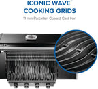 Napoleon Rogue 525 Natural Gas Grill, Black, Durable 4-Burner Cooking Surface