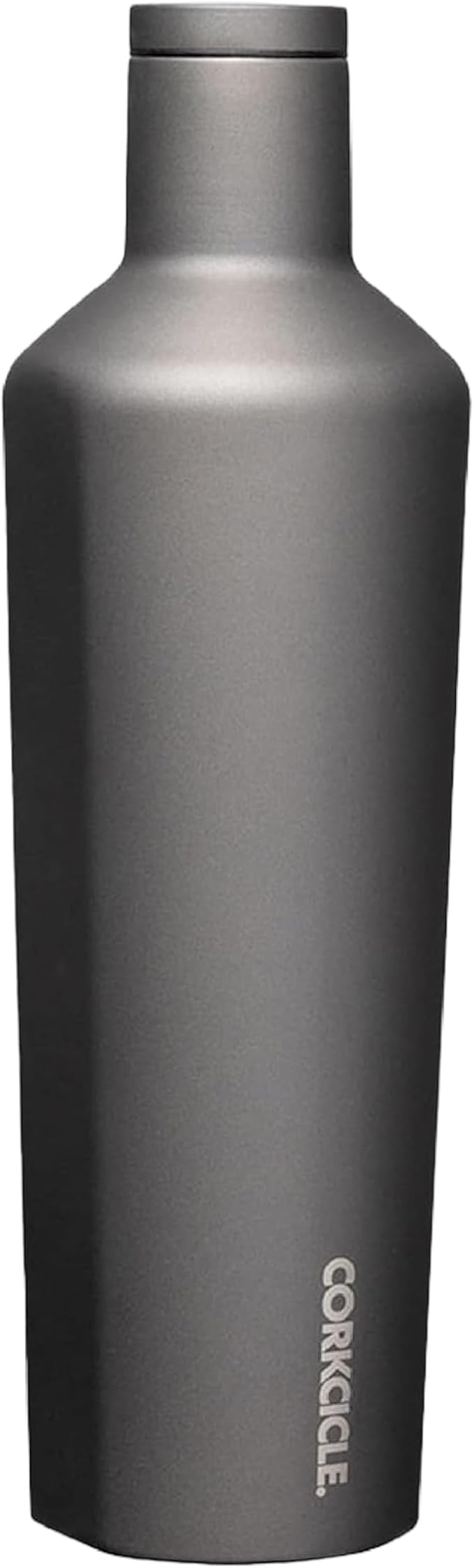 Corkcicle Classic Canteen Insulated Water Bottle - Stainless Steel Reusable Tumbler - Triple Insulated - Keeps Drinks Cold 25 Hours or Hot 12 Hours - Cupholder Friendly - Ceramic Slate - 25 oz