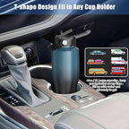 SENDESTAR 40oz Stainless Steel Water Bottle(Cold for 48 Hrs, Hot for 24 Hrs),Double Wall Vacuum Insulated Bottle with Straw Lid, Spout Lid and Flex Cap, Fit in Any Car Cup Holder,Black