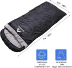 Large 0 Degree Sleeping Bags for Adults Cold Weather Sleeping Bag Camping Winter Below Zero 20 15 Flannel Big and Tall XXL