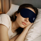 3D Contoured Sleep Mask for Side Sleepers - 100% Light Blocking Sleeping Mask for Men & Women, Soft and no Pressure on Eyes - Airplane Blindfold, Night Eye Cover for Travel, Meditation, Yoga, Black