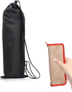 Camping Stool,Mountaineering and Hiking Portable Stools 13.5“ Portable Folding Stools for Outdoor Gardening and Beach Hiking Fishing,Foot Stool with Carry Bag to 330LB (12.5 inch)