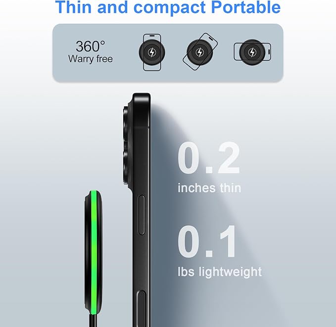 for Samsung Galaxy Wireless Charger Fast Charging Pad Compatibilty with Samsung S25 Ultra/S24 Plus/S23FE/S22/S21/S20,2 Pack 15W Wireless Phone Charger Android Desk for iPhone 17/16/15 Pro,Google Pixel