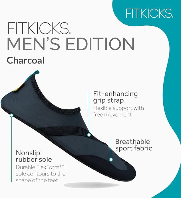 FITKICKS Active Men's Footwear Foldable Water Shoes