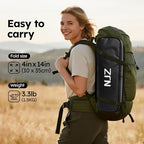 Small Camping Chair, Compact Folding Camping Chair for Adults-200 LBS Supported Lightweight Backpacking Chair for Outdoors Fishing, Hiking, Travel, Picnic, Beach Aluminum Chair(Black)