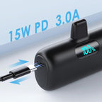 [2-Pack]Small Portable Charger for iPhone 5000mAh, PD Fast Charging Power Bank,Mini Battery Pack Portable Phone Charger Travel Essentials for iPhone 14/14 Pro Max/13/13 Pro/12 Pro/11/XS/XR/X/8/7/6/SE