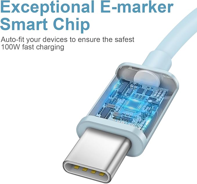 10FT iPhone 17 16 15 Charger Fast Charging USB C Charger Block Type C Chagrer Fast Charging 2-Pack for iPhone 17/17 Plus/17 Pro/17 Pro Max/iPhone 16/16 Plus/16 Pro/16 Pro Max/15/15 Pro Max(Blue)