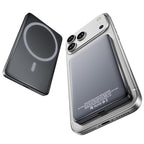 [0.3" Ultra Slim] [Alloy-Made] [Credit Card] Magsafe Portable Charger for iPhone, 2026 Upgrade 5000mAh Fast Charging Magnetic Power Bank, Wireless Battery Pack for iPhone 17 Air 16 15 Pro Max 14 13